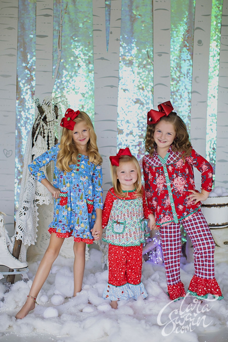 Matilda Jane Christmas Pajamas Tara Swain Photography LLC